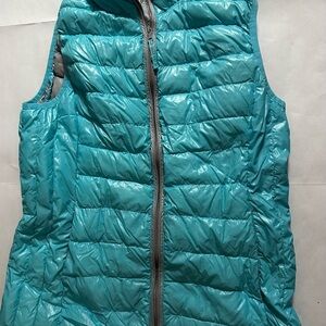 Teal Quilted Puffer Vest